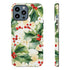 Christmas Holly on a Golden Background - Impact Resistant Phone Case iPhone 13 Pro Max Glossy